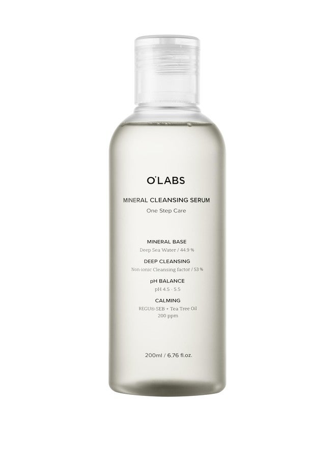 O'LABS Mineral Cleansing Serum 200ml / 6.76 fl.oz Gentle Facial Cleanser Korean Skincare with Dead Sea Minerals - Image 1
